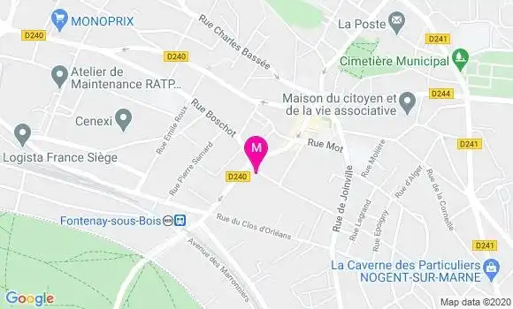 Localisation Dr Nadine Ktorza