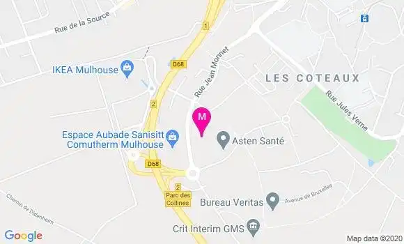 Localisation Dr Francois Thomas
