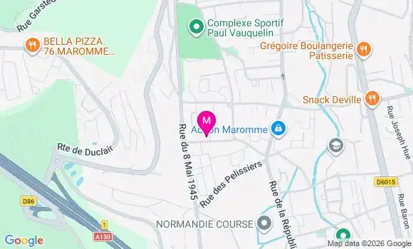 Localisation Dr Charlotte Baron