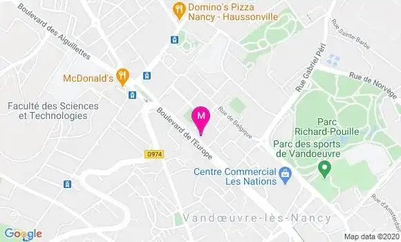 Localisation Dr Claire Watelet