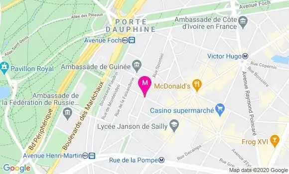 Localisation Dr Raphael De Paz