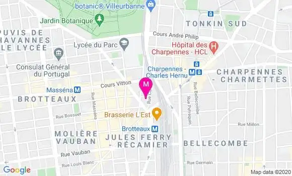 Localisation Dr Jennifer Faubeau