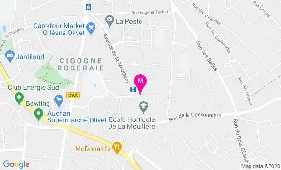 Localisation Dr Emilie Ricard