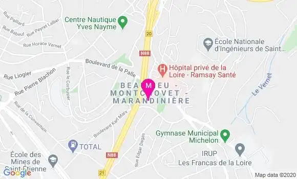 Localisation Dr Caroline Perrin