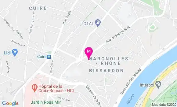 Localisation Dr Caroline Lombard