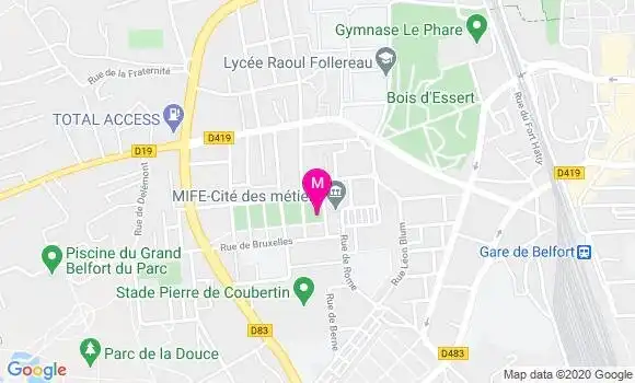 Localisation Dr Benedicte Jardot