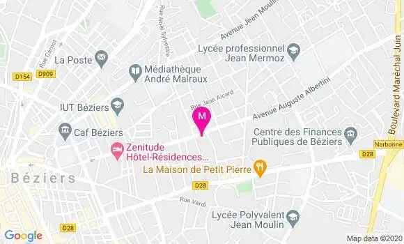 Localisation Dr Martine Vincent