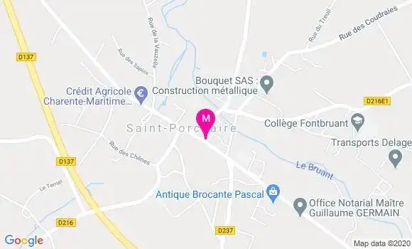 Localisation Dr Pauline Pourrat