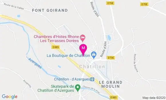 Localisation Dr Pierre François Crouzet