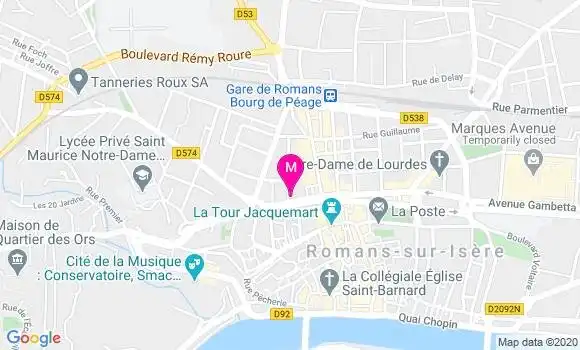 Localisation Dr Catherine Duc