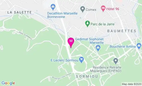 Localisation Dr Patricia Giraud Escoffier
