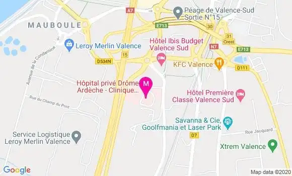 Localisation Dr Cyril Bonaventure