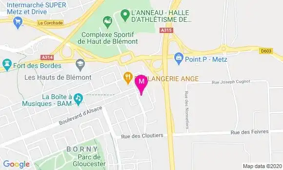 Localisation Dr Bertrand Gavanier