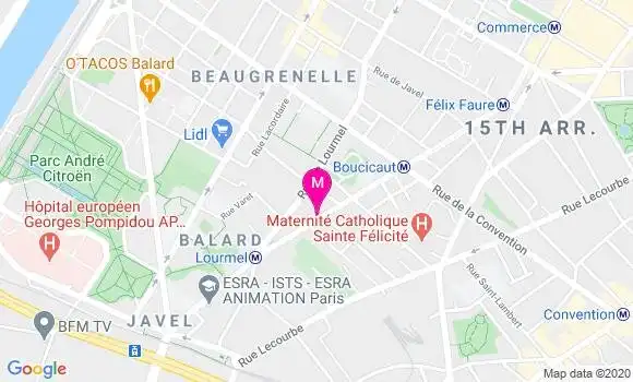 Localisation Dr Christophe Vandendries