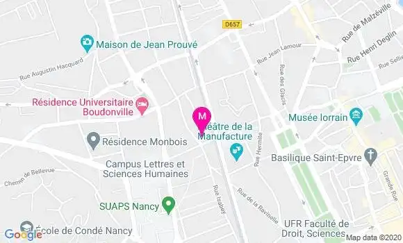 Localisation Dr Valerie Thomas