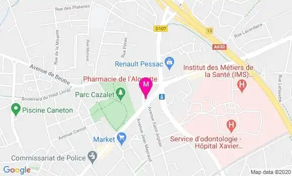 Localisation Dr Laurence Dahlem