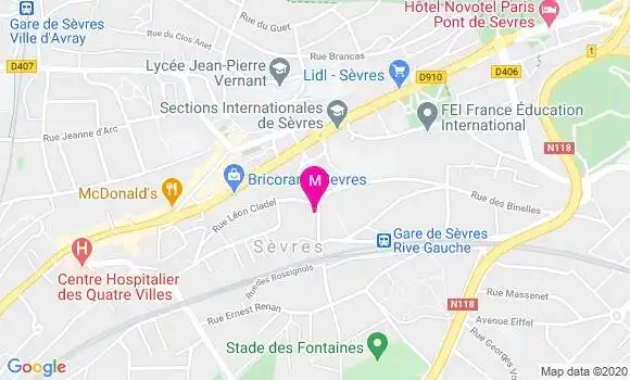 Localisation Dr Nathalie Hubert Giauque