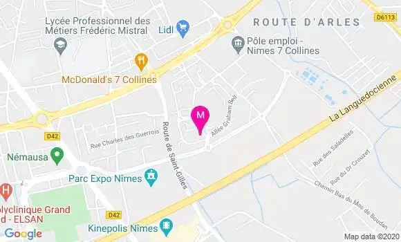 Localisation Dr Aurore Pellegrin