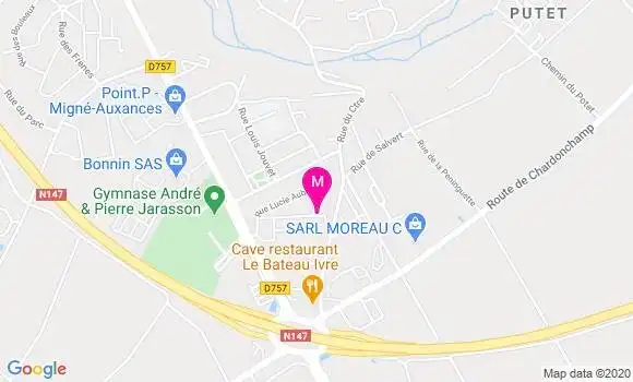 Localisation Dr Florence Bruneteau Ribard