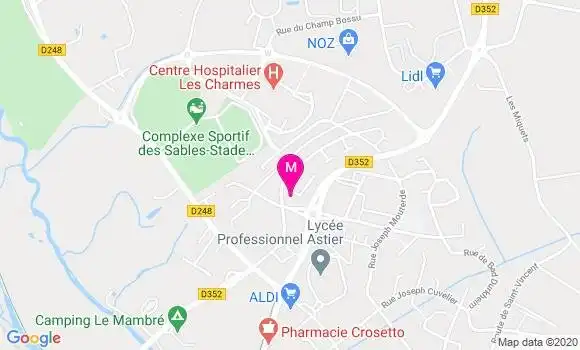 Localisation Dr Francois Radais