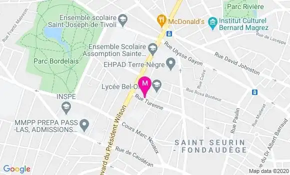 Localisation Dr Nathalie Rae