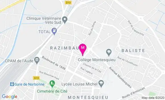 Localisation Dr Julie Bourdin
