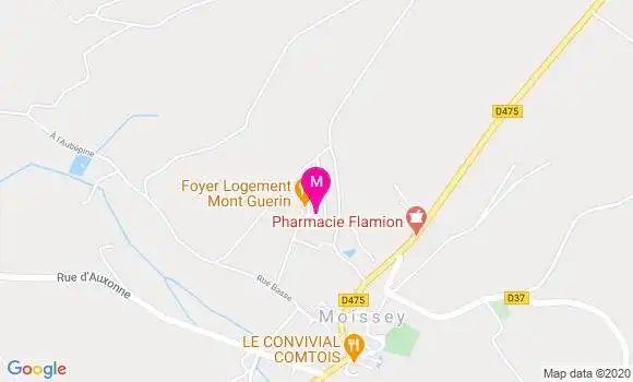 Localisation Dr Isabelle Gros