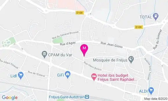 Localisation Dr Frederic Nicolas