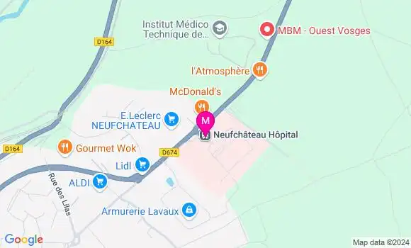 Localisation Dr Patrick Brizard