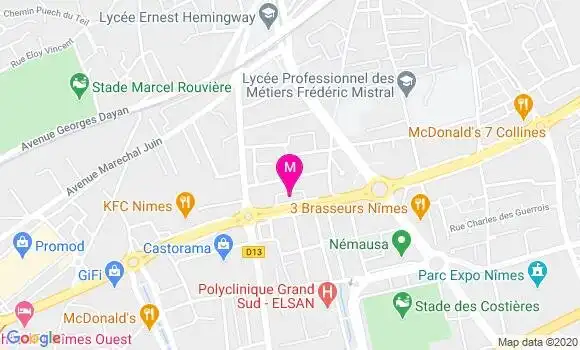 Localisation Dr Michel Colomb