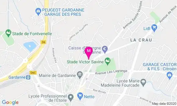 Localisation Dr Yasmine Beaussault Carrelet