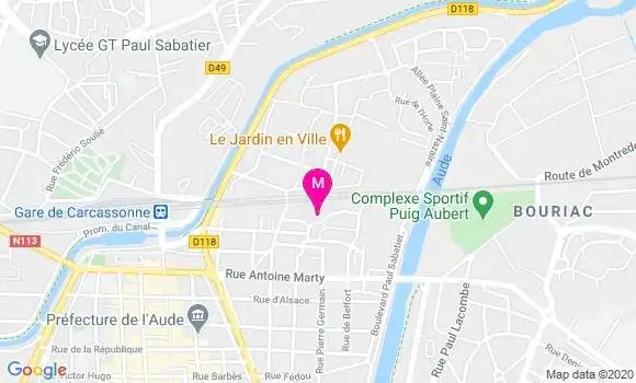 Localisation Dr Isabelle Feneau
