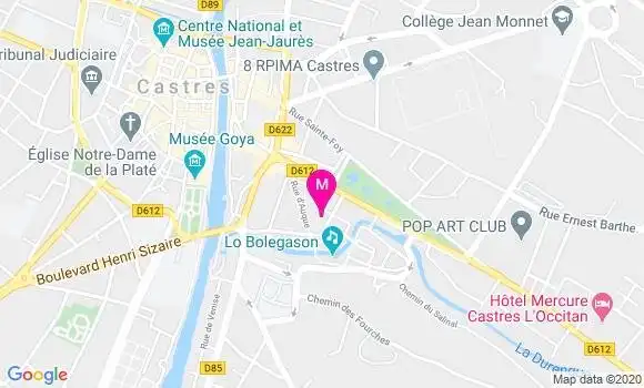Localisation Dr Henri Fabas