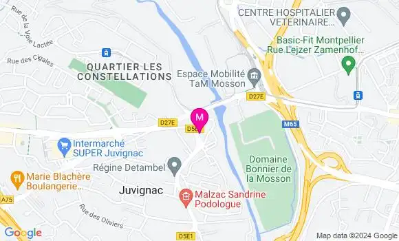 Localisation Dr Isabelle Ah Hong Blard