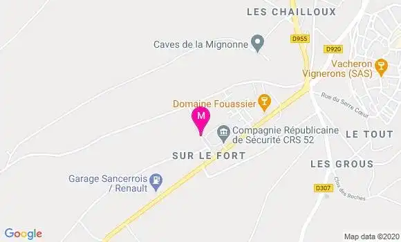 Localisation Dr Florence Lauverjat