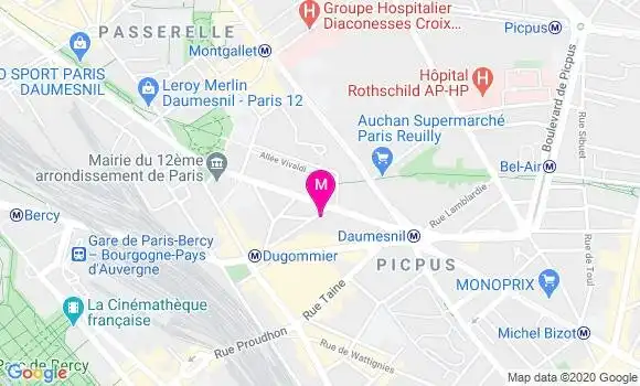 Localisation Dr Emmanuelle Touizer Benaroche
