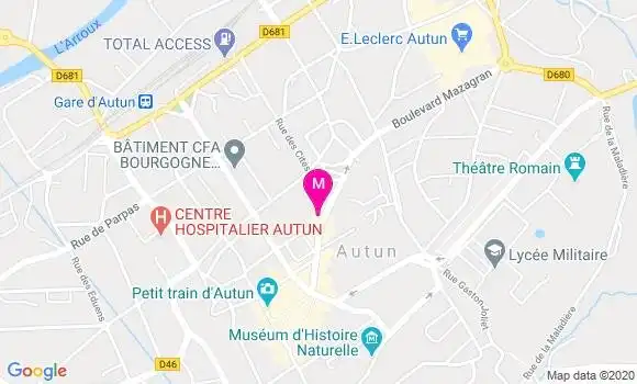 Localisation Dr Alain Jacquot