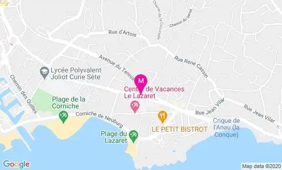 Localisation Dr Michèle Nerat de Lesguise