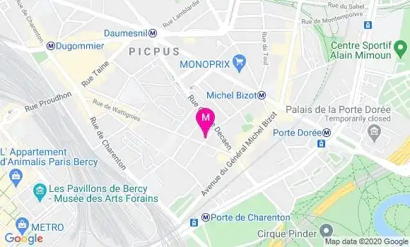 Localisation Dr Nicolas Valdenaire