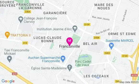 Localisation Dr Christine Lespes Snykerque