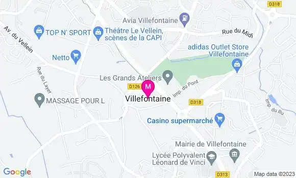 Localisation Dr Jean Marie De Masson D