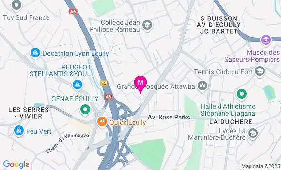 Localisation Dr Arnaud Baldini
