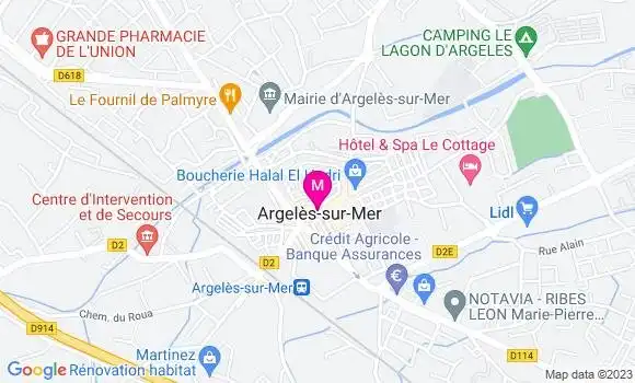 Localisation Dr Caroline Beaufrere