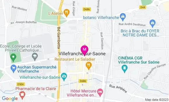 Localisation Dr Louis Boissiere