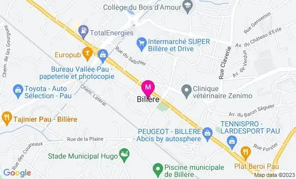 Localisation Dr Astrid Didillon