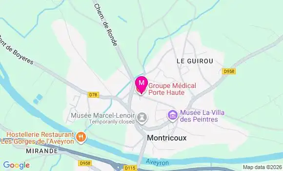 Localisation Dr Flavien Baziries