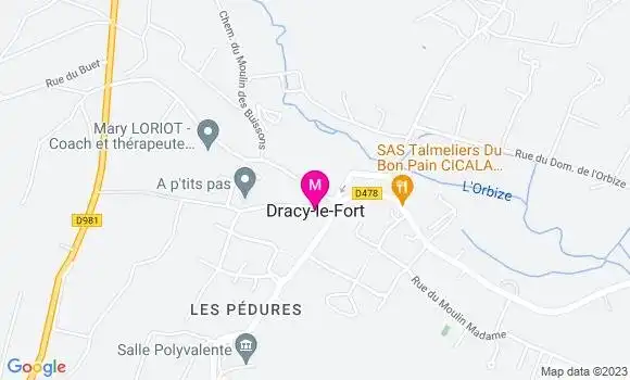 Localisation Dr Stephanie Bravetti