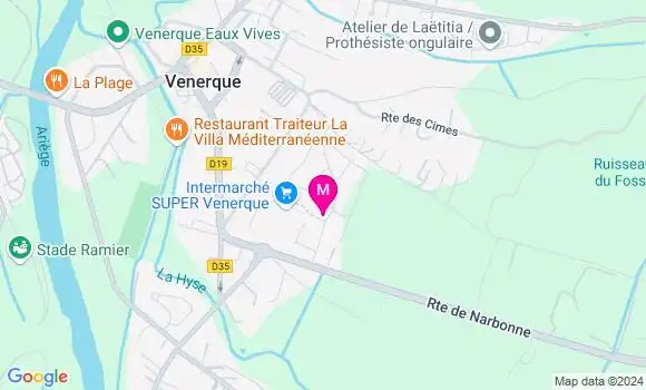 Localisation Dr Marine Lespourci