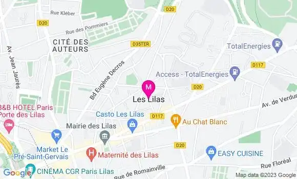 Localisation Dr Julia Hyounet