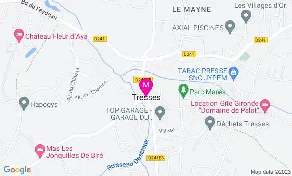 Localisation Dr Carine Tournier
